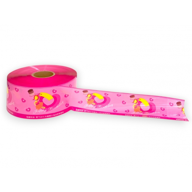 粉紅佳人蛋糕圍邊